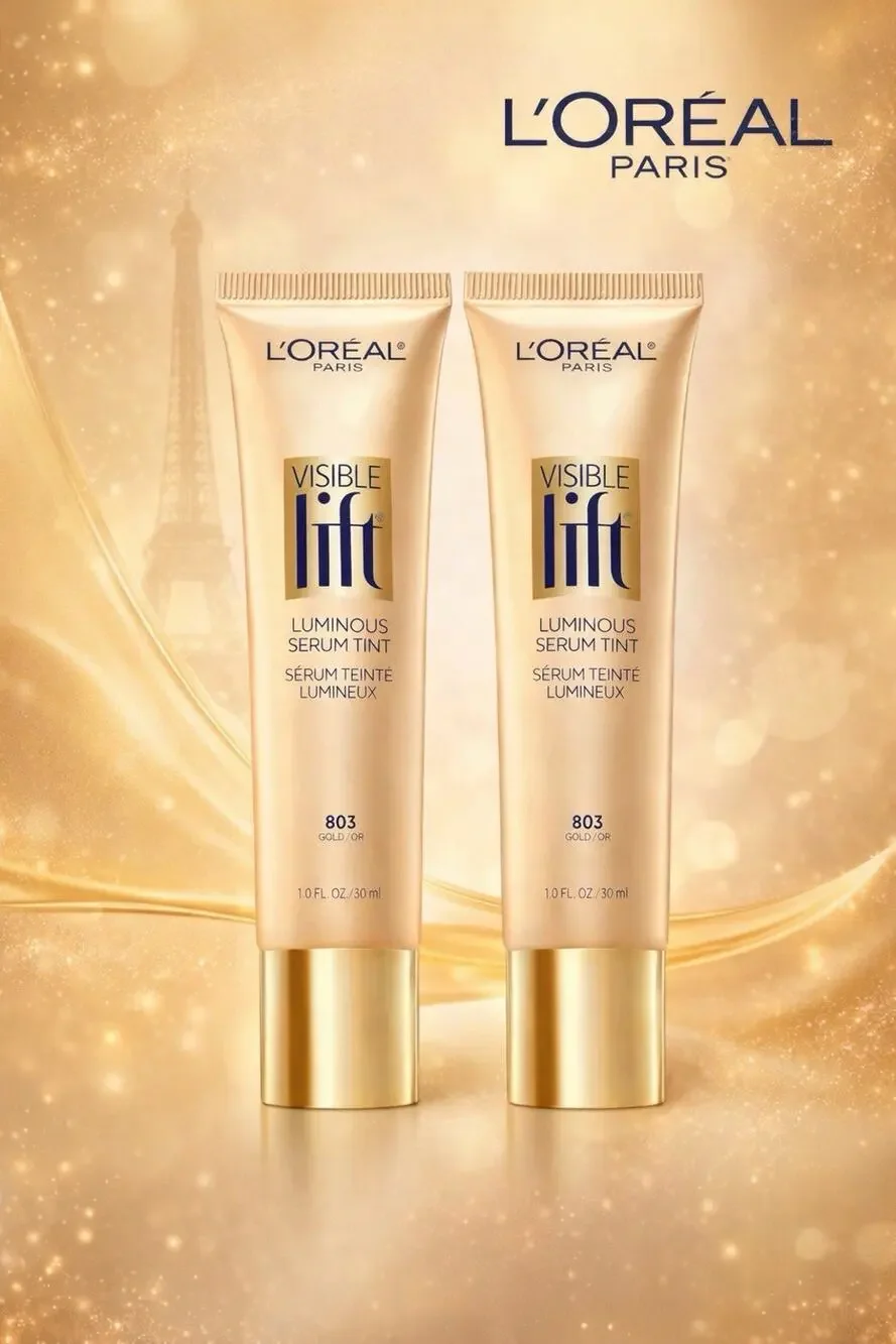 L'Oreal Visible Lift Luminous Serum Tint 803 Gold Sheer Radiant Hydrating